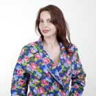 Халат женский фланелевый Запашной МИКС, р-р 62 - Фото 4