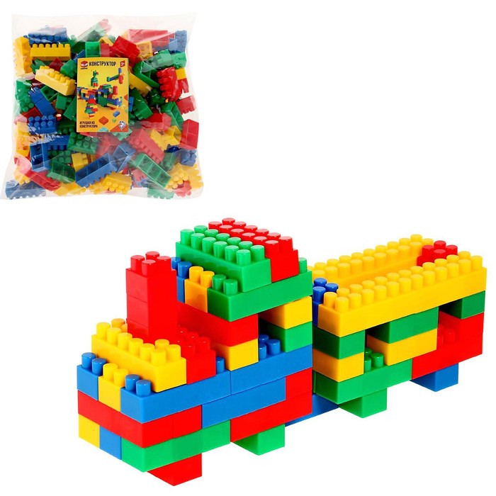 Конструктор №4, универсальный 216 деталей - Фото 1