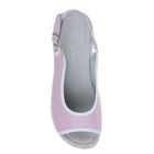 Туфли летние открытые женские, цвет розовый, размер 41 (арт. W-46301В) - Фото 5