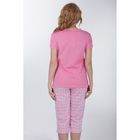 Пижама женская "Клетка-сетка", цвет розовый, рост 158-164 см, размер 46 (арт. Р208066) - Фото 3