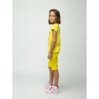 Футболка для девочки "Ослик", рост 86-92 см (26), цвет лимонный (арт. Р108532) - Фото 3