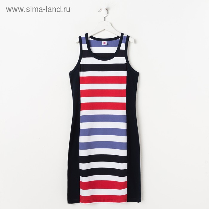 Платье для девочки "Цветная полоса", рост 146-152 см (36), полоса - Фото 1
