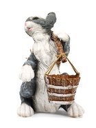 Садовая фигура полистоуна «Заяц с коромыслом», 35 см - Фото 14