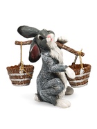 Садовая фигура полистоуна «Заяц с коромыслом», 35 см - Фото 10