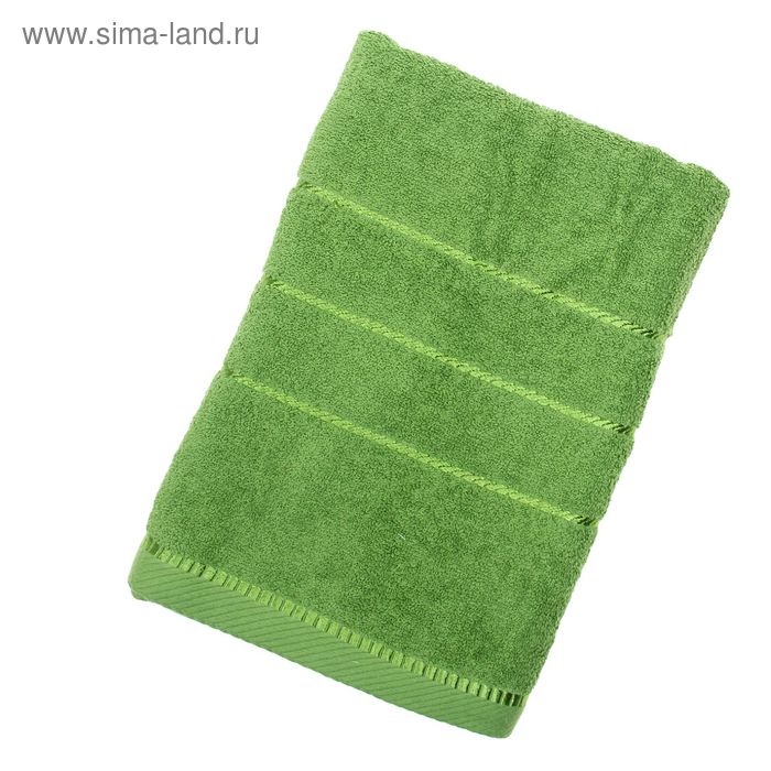 Полотенце махровое BERLIN Uni, размер 70х140 см, 470 г/м, цвет зелёный - Фото 1