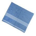 Полотенце махровое Rio-Uni vollfarbig, размер 30х50 см, 500 г/м2, цвет синий/белый - Фото 1
