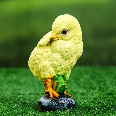 Садовая фигура из полистоуна «Цыплята», 9×9×14.5 см, набор 4 шт.