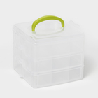 Органайзер для для мелочей, 3-х ярусный, 18 ячеек - Фото 4