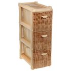 Комод узкий 3-х секционный «Альт Деко», цвет бежевый - Фото 1