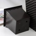 Кашпо для цветов со вставкой IDEA «Ротанг», 4.2 л, вставка 1.5 л, пластик, коричневое - Фото 4