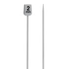 Спицы для вязания, прямые, d = 2 мм, 30 см, 2 шт - Фото 2