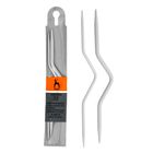 Спицы для вязания вспомогательные, d=2,5мм-4мм, 12,7см, 2шт - Фото 3