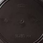 Горшок для цветов с поддоном «Ротанг», 4.7 л, d=15 см, h=14 см, пластиковый, коричневый - Фото 4