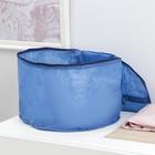 Тубус для головных уборов, 33×33×20 см, цвет синий - Фото 5