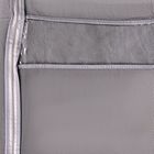 Чехол для одежды, с окном 120х60 см, цвет серый - Фото 2