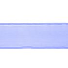 Лента для бантов, 80мм, 1м, цвет синий - Фото 3
