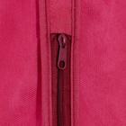 Чехол для одежды, с окном 140х60 см, цвет бордовый - Фото 6