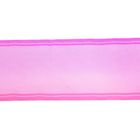 Лента для бантов, 114мм, 1м, цвет ярко-розовый - Фото 3