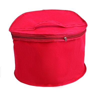 Тубус для головных уборов, 33×33×20 см, цвет бордовый