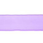 Лента для бантов, 80мм, 1м, цвет фиолетовый - Фото 3