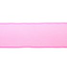 Лента для бантов, 80мм, 1м, цвет ярко-розовый - Фото 3
