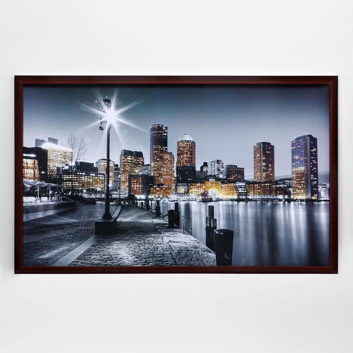 Картина "Ночной фонарь" 67х107 см рамка микс - Фото 1