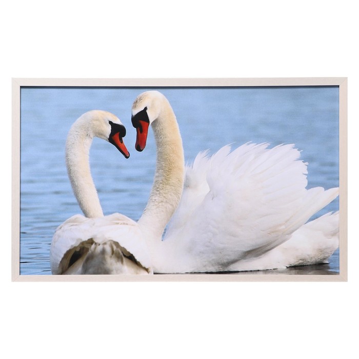 Картина "Лебеди" 67х107 см рамка МИКС - Фото 1