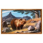 Картина "Медведь" 67х107 см рамка МИКС - фото 5913671