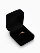 Футляр под серьги, кольцо «Традиции», бархатный, 4.5×5 см, чёрный - Фото 3