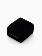 Футляр под серьги, кольцо «Традиции», бархатный, 4.5×5 см, чёрный - Фото 4