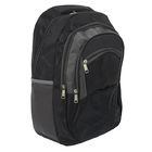 Рюкзак молодёжный "Круги", 1 отдел, 3 наружных и 2 боковых кармана, чёрный - Фото 2