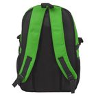 Рюкзак молодёжный "Узор", 1 отдел, 2 наружных и 2 боковых кармана, усиленная спинка, зелёный - Фото 3