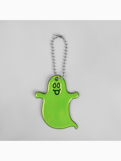 Светоотражающий элемент «Привидение», двусторонний, 6.5×5.5 см, МИКС