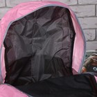 Рюкзак молодёжный "Классика", 1 отдел, 2 наружных и 2 боковых кармана, розовый - Фото 3