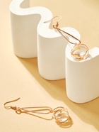 Серьги висячие со стразами «Капля с ромбом», цвет белый в розовом золоте, 7.2 см - Фото 3