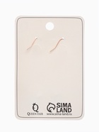 Серьги висячие со стразами «Капля с ромбом», цвет белый в розовом золоте, 7.2 см - Фото 6