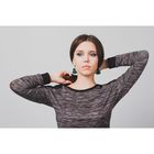 Серьги пластик «Натурель фэшн» геометрия, цвет изумрудный в золоте - Фото 3