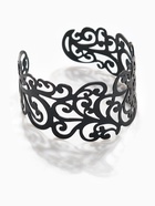 Браслет металл «Каркас» фэшн леди, узор, цвет чёрный, 6 см - Фото 3