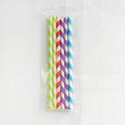 Трубочка для коктейля «Спиралька», набор 6 шт., цвета МИКС - Фото 3