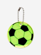 Светоотражающий элемент «Футбольный мяч», двусторонний, d=5 см, жёлтый - Фото 2