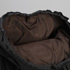 Рюкзак туристический на молнии "Эверест", 1 отдел, 4 наружных кармана объём - 27л, чёрный - Фото 5