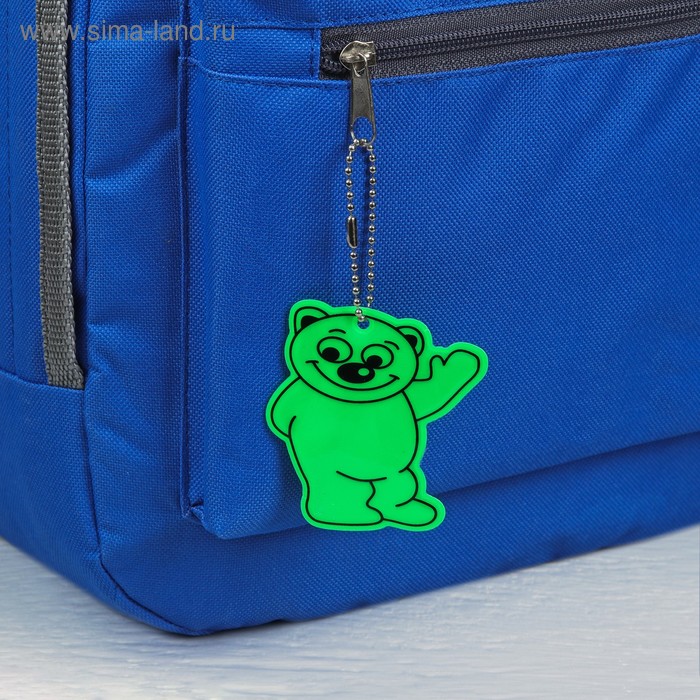 Светоотражающий элемент "Мишутка", 7*6,5см, цвет МИКС - Фото 1