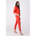 Костюм женский (блуза, брюки), цвет красный, размер 42 (S) - Фото 3