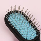 Расчёска массажная, комбинированная, 4,5 × 17 см, цвет МИКС - Фото 2