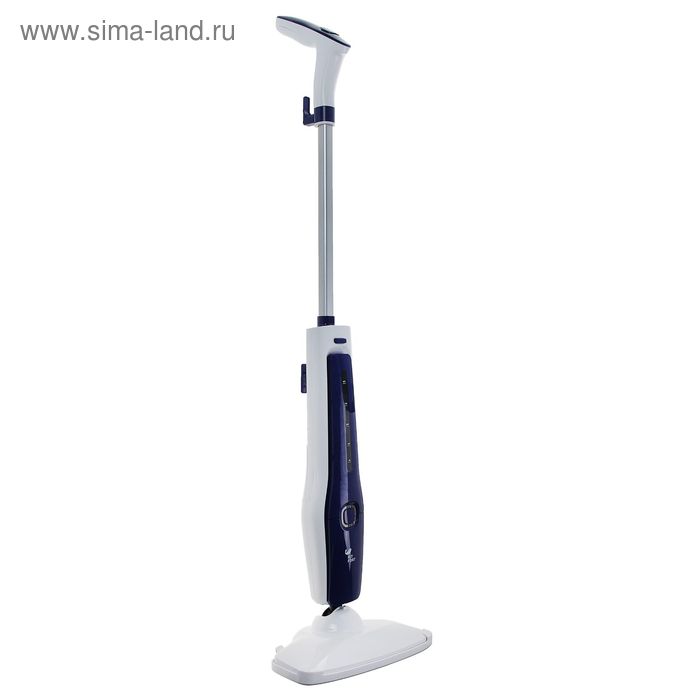 Паровая швабра Kitfort KT-1002-1, 1680 Вт, 450 мл, 1.5 бара, шнур 5 м, синяя - Фото 1