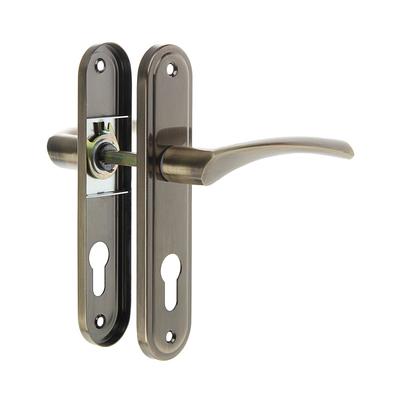 Замок врезной «АЛЛЮР» 103/3-61 А AB, с ручкой, цвет старая бронза