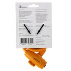 Замок навесной "АВАНГАРД" ВС-Т10 Техно Оранж, с тросом, 1000 мм - фото 24104187