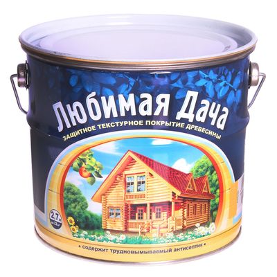 Защитное текстурное покрытие древесины, сосна, 2.7 л