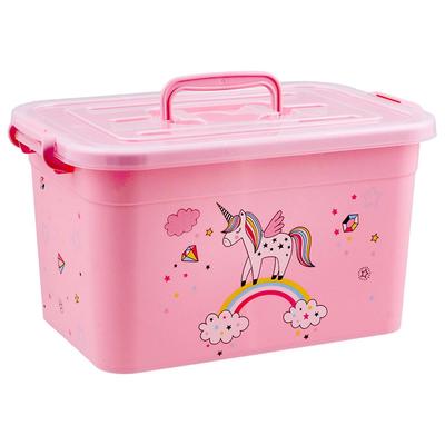 Контейнер для игрушек «Радуга» с крышкой и ручками, 10 л, МИКС