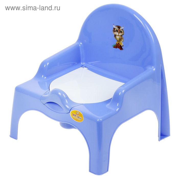 Горшок-стульчик «Совушка» с крышкой, цвета МИКС - Фото 1